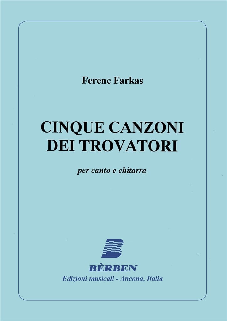 5 Canzoni Dei Trovatori